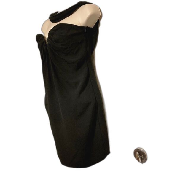 REFORMATION Odelia Little Black Cocktail Party Mini Dress Womens Size 8 - Picture 3 of 9